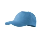 Șapcă personalizată albastru marin – vedere laterală, model simplu pentru imprimare