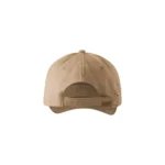Șapcă crem personalizată – vedere din spate, sistem de prindere reglabil, model unisex, perfect pentru imprimare și branding