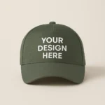 Șapcă gri închis personalizată cu nume – model unisex, fundal sobru, ideală pentru branding elegant sau cadouri corporate