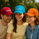 Șapcă personalizată cu nume – model negru și alte culori, design unisex ideal pentru echipe, branding și cadouri originale