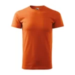 Tricou bărbați portocaliu personalizat – design simplu, culoare intensă, impact vizual pentru branding personal și apariții moderne