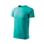 Tricou bărbați verde smarald personalizat – unghi dinamic, material premium, croială modernă iRealPrint