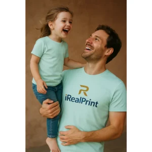 Tricou bărbați personalizat frost – eleganță masculină, contrast premium iRealPrint și vibe autentic de familie