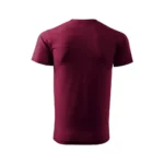 Tricou bărbați personalizat garnet – vedere spate simplă, ideal pentru print și personalizare premium