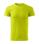 Tricou bărbați lime – vedere frontală, design clasic și material premium pentru personalizare