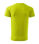 Tricou bărbați lime – vedere spate, design simplu și material premium pentru personalizare