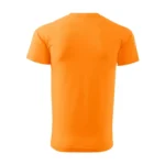 Tricou bărbați orange personalizat – vedere spate simplă, design curat, material premium, croială modernă și culoare intensă