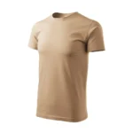 Tricou bărbați personalizat crem – design simplu, croială premium și fundal minimalist pentru personalizare clară
