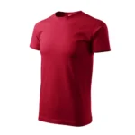 Tricou bărbați roșu Marlboro personalizat – vedere laterală, profil dominant, croială modernă iRealPrint