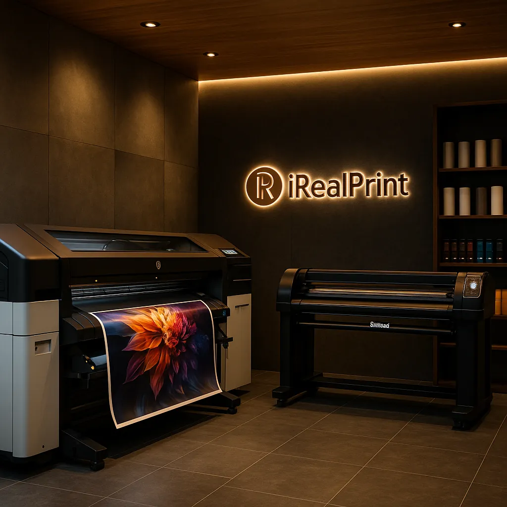 Echipamente profesionale iRealPrint – tehnologie avansată pentru producție publicitară premium cu 26 de ani de experiență