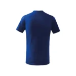 tricou copii personalizat albastru regal – vedere din spate, bumbac premium, finisaj neted și culoare elegantă, calitate iRealPrint