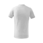 Tricou copii personalizat alb – prim-plan pe mesajul „Sunt supereroul tău!”, imprimeu clar prin transfer termic de calitate iRealPrint