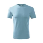 Tricou copii personalizat albastru deschis – vedere frontală, material din bumbac moale și culoare luminoasă