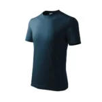 Tricou copii personalizat culoare albastru navy – material bumbac premium, personalizare durabilă
