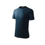 tricou copii personalizat albastru nocturn – vedere laterală, material bumbac premium, nuanță profundă și rafinată