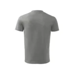 tricou copii personalizat gri închis – vedere spate, bumbac premium, croială clasică iRealPrint