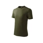 Tricou copii personalizat militar, vedere laterală, bumbac gros și confortabil, pregătit pentru imprimare prin transfer termic iRealPrint – stil puternic, curaj și apartenență