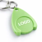 Breloc cu Fisă din Plastic pentru Cărucior Personalizat - verde - imagine 4