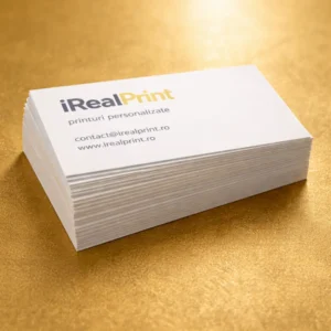 Cărți de vizită carton superior personalizate realizate din carton premium de 350 g, cu design profesional pentru branding business