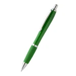 Pix plastic personalizat Elipse verde smarald prezentat ca produs principal pe fundal neutru, pix promoțional modern pentru branding profesional și materiale promoționale corporate