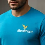 Bluză bărbați personalizată turcoaz cu mânecă lungă din bumbac premium, design modern și material confortabil ideal pentru personalizare profesională