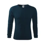Echipă de bărbați purtând bluze personalizate albastru navy cu logo iRealPrint pentru identitate vizuală puternică și branding modern