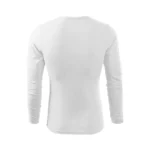 Bluză bărbați personalizată albă cu mânecă lungă realizată din bumbac premium și croială masculină modernă