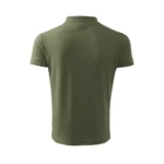 Spate tricou polo bărbați personalizat kaki cu design simplu și profesionist, ideal pentru uniforme corporate și branding vizual
