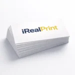 Cărți de vizită personalizate din carton 300 g cu design minimalist și identitate vizuală clară pentru companii și profesioniști