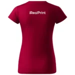 Spate tricou damă personalizat roșu Marlboro cu croială feminină modernă și material din bumbac confortabil