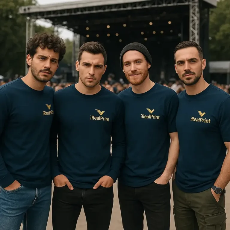 Bluză bărbați personalizată albastru navy cu mânecă lungă realizată din bumbac premium și croială masculină modernă