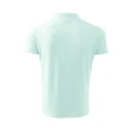 Spate tricou polo bărbați personalizat culoare frost cu croială masculină modernă și design business casual pentru uniforme corporate