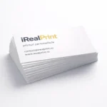 Cărți de vizită carton standard personalizate cu print clar și material rezistent pentru networking și prezentare business