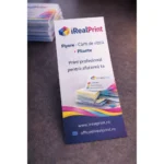 Flyer DL personalizat realizat ca material publicitar pentru campanii de marketing și promovarea serviciilor sau produselor.