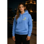 Hanorac personalizat damă albastru carolina
