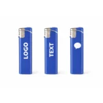 Brichete slim personalizate albastre cu diferite variante de personalizare: logo, text sau simbol grafic. Produse promoționale versatile pentru campanii corporate, activări de brand și materiale publicitare.