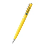Pix promoțional metalic slim galben din aluminiu prezentare produs fără personalizare, design modern pentru obiecte promoționale corporate