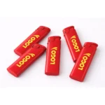 Brichete roșii personalizate cu logo, set pentru distribuție la evenimente, activări comerciale și campanii promoționale cu impact vizual