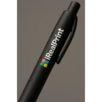 Pix sustenabil negru din paie de grau personalizat cu logo obiect promotional eco pentru branding profesional