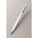 Pix promoțional metalic slim alb din aluminiu prezentare produs fără personalizare, design modern pentru obiecte promoționale business
