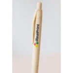 Pix eco din paie de grau crem personalizat prezentare produs promotional sustenabil