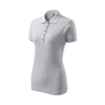 Tricou personalizat polo damă gri deschis - imagine 4