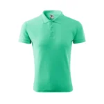 tricou-polo-barbati-personalizat-verde-menta-spate-produs-fundal-neutru