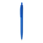 Pix bambus Foxy albastru navy prezentat pe fundal alb, pix promoțional eco realizat din material natural pentru branding sustenabil și produse personalizate corporate
