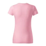 Spate tricou damă personalizat roz cu croială feminină modernă și material din bumbac confortabil pentru purtare zilnică