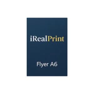 Flyer A6 personalizat realizat prin print profesional pentru promovarea serviciilor, ofertelor și campaniilor de marketing.
