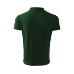 Echipă de persoane purtând tricouri polo personalizate verde sticlă în context de eveniment, exemplu de utilizare pentru activări de marketing și branding profesional