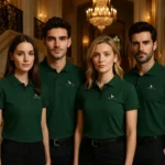 tricou-polo-verde-dark-echipa-uniforme-branding-corporate