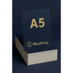 Flyer A5 personalizat realizat prin print profesional cu aspect premium pentru campanii de marketing și promovare.
