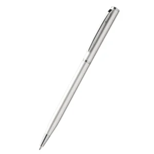 Pix promoțional metalic slim argintiu din aluminiu prezentare produs fără personalizare, design modern pentru obiecte promoționale corporate
